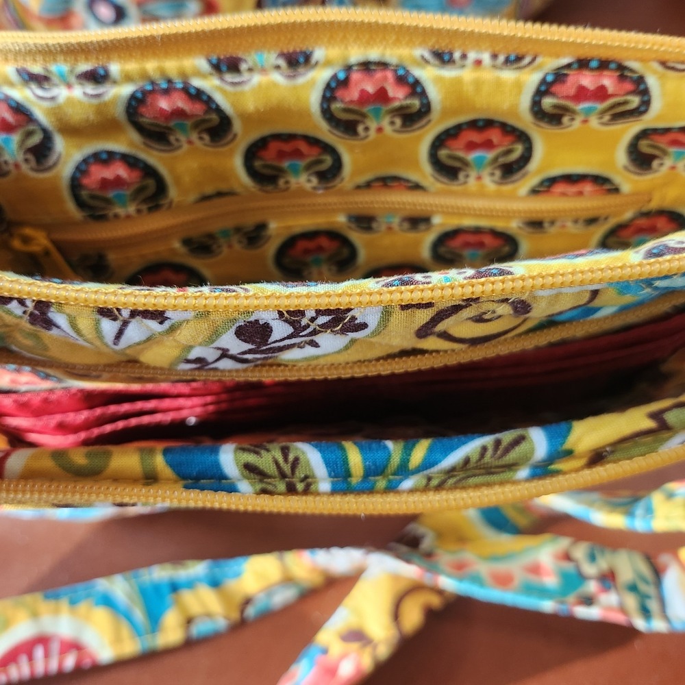 Vera Bradley Retired 4 pc Provencal Medium and Small Crossbody Wallet Coin Purse - Picture 3 of 8